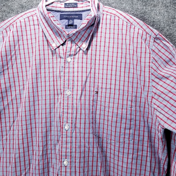 TOMMY HILFIGER shirts button Down long sleeve collared Men's size XL - Picture 2 of 10